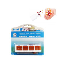 Kasetka do Leków Mini 4 Dawkowania w Blistrze EL-COMP