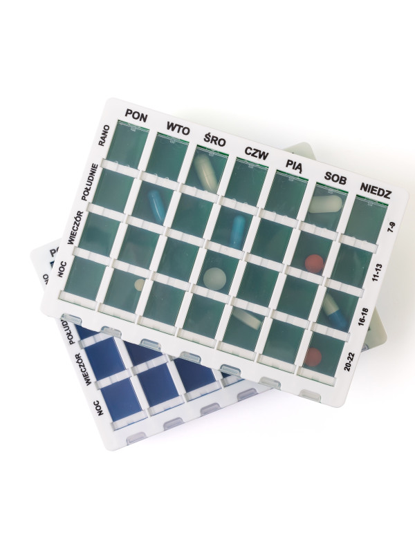 Pojemnik na Leki 4 Pory Dnia Maxi 7x4 EL-COMP