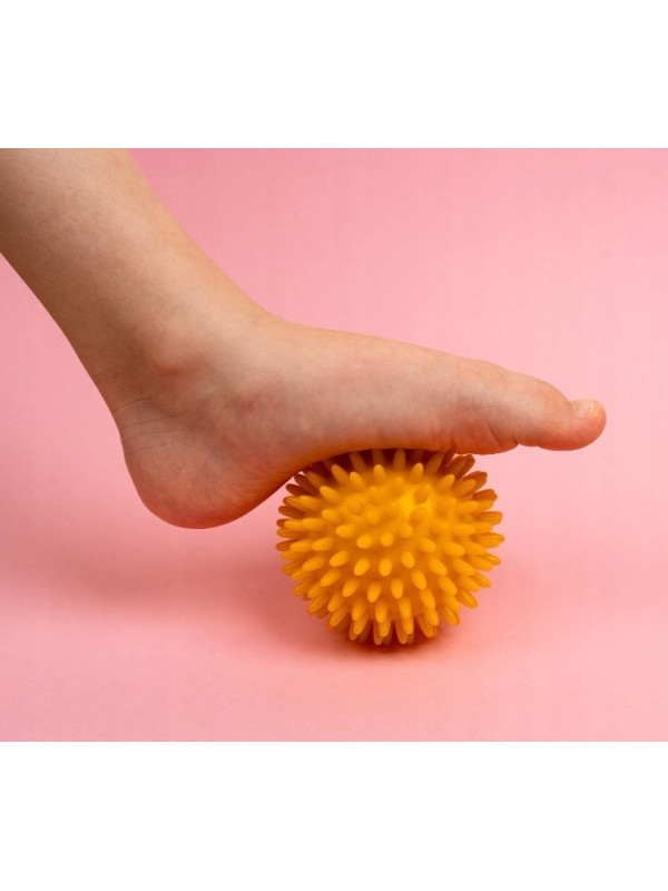 Piłka Rehabilitacyjna Z Kolcami Do Ćwiczeń Masażu HALCAMP 6 cm