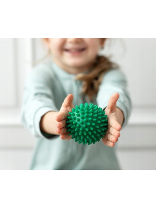 Piłka Rehabilitacyjna Z Kolcami Do Ćwiczeń Masażu HALCAMP 7cm