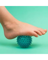 Piłka Rehabilitacyjna Z Kolcami Do Ćwiczeń Masażu HALCAMP 7cm