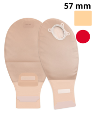 416420 Worek Kolostomijny Dwuczęściowy Stomijny ConvaTec Natura 57mm Otwarty z Filtrem