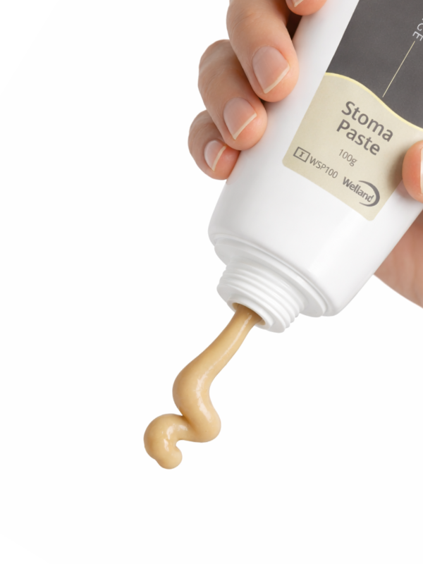 WSP100  Stoma Paste Pasta Uszczelniająco Gojąca 100g Zabezpieczenie Stomii Bezalkoholowa Welland