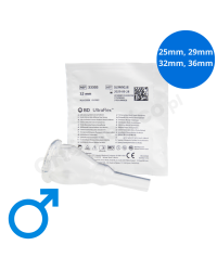 Cewnik zewnętrzny silikonowy Ultraflex dla mężczyzn z nietrzymaniem moczu, 9,5 cm