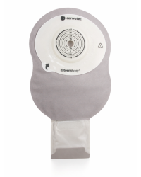 423607 Worek Ileostomijny Jednoczęściowy Esteem Body Szary z Okienkiem 10-45 mm Otwarty 410 ml Convex 3,5 mm V1 Convatec