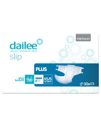 Dailee Slip Premium Plus pieluchomajtki dla dorosłych na rzepy