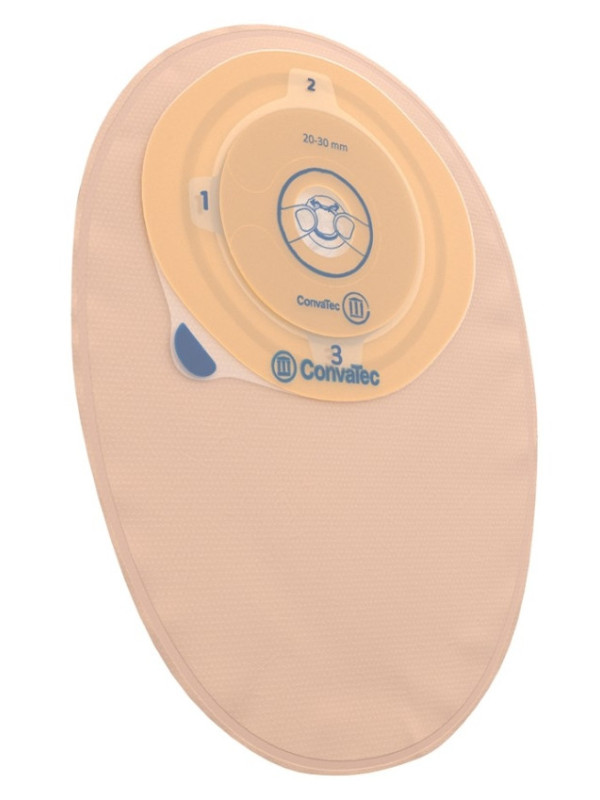 413509 Worek Kolostomijny Jednoczęściowy Esteem+ Plastyczny z Filtrem ConvaTec 20-30mm Zamknięty
