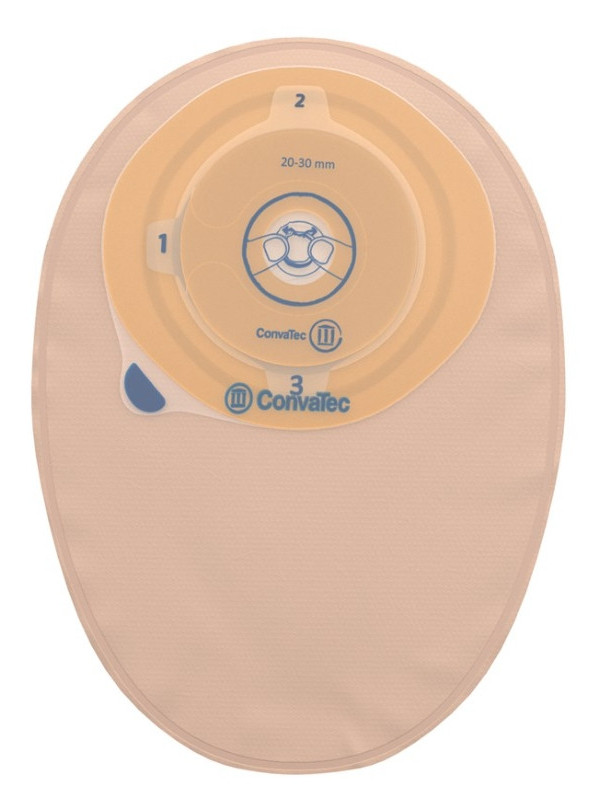 413509 Worek Kolostomijny Jednoczęściowy Esteem+ Plastyczny z Filtrem ConvaTec 20-30mm Zamknięty