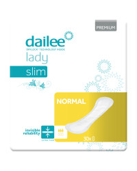 Dailee Lady Slim Premium Normal wkładki anatomiczne damskie