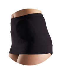 321661-06.01  Pas Stomijny Brzuszny "StomaSafe Plus" L/XL Czarny Pas Stabilizująco - Ochronny Tytex