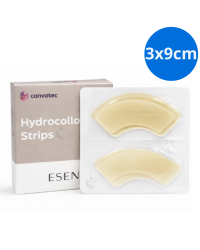 423945 Pasek Hydrokoloidowy ESENTA Convatec w kształcie półksiężyca 1 Sztuka 3x9 cm elastyczny i wodoodporny