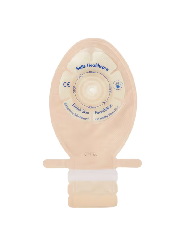 CFNT8 Worek Stomijny Jednoczęściowy Neonatologiczny 8-40mm 85ml Przezroczysty Worek dla Noworodków SALTS