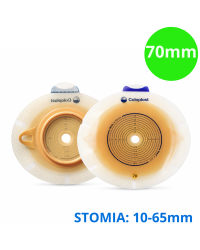 100410 Płytka Stomijna SenSura Click 70/10-65 mm Z Uszkami Do Paska Coloplast