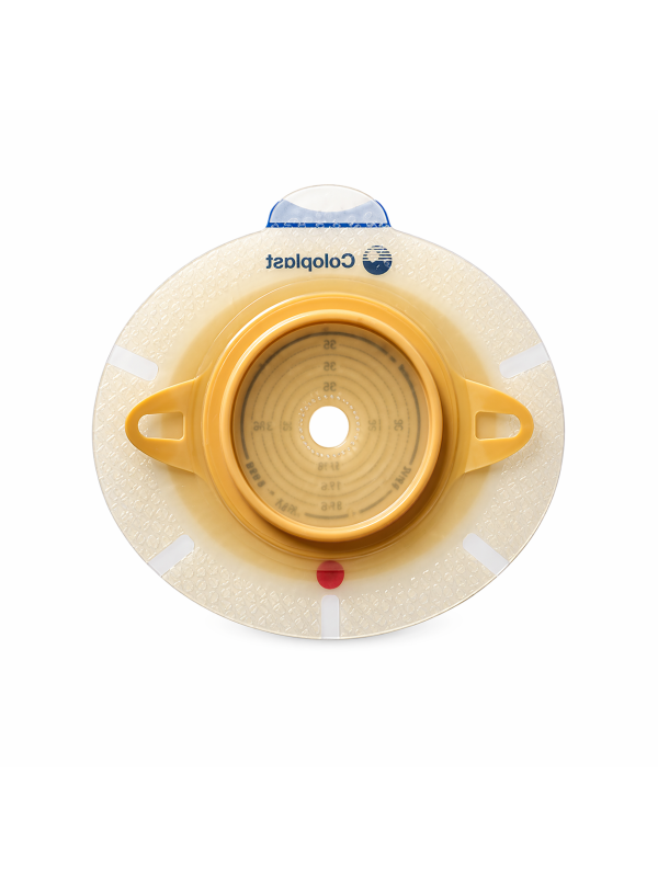 100410 Płytka Stomijna SenSura Click 70/10-65 mm Z Uszkami Do Paska Coloplast