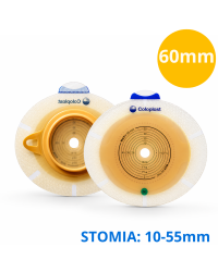 100310 Płytka Stomijna SenSura Click 60/10-55 mm Z Uszkami Do Paska Coloplast