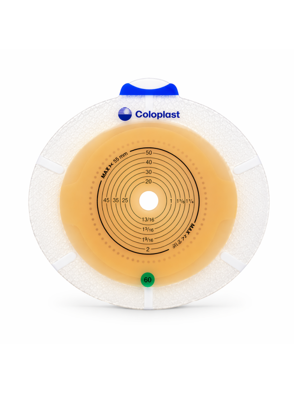 100310 Płytka Stomijna SenSura Click 60/10-55 mm Z Uszkami Do Paska Coloplast