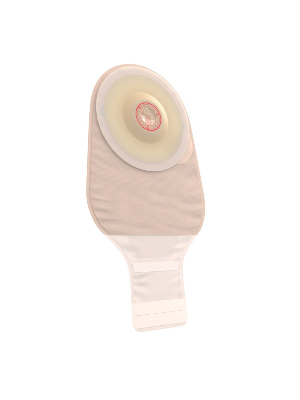 422159 Esteem + Flex Convex V0 Worek Jednoczęściowy Otwarty Z Filtrem Z Zapinką 20-57/60mm ConvaTec Beżowy z Okienkiem