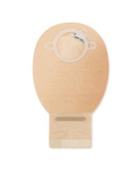 13152-55  Worek Stomijny Dwuczęściowy NovaLife 2 55 mm 440 ml MIDI Beż Otwarty Dansac