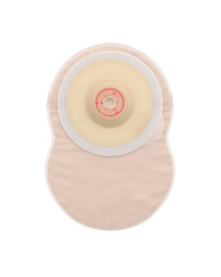 421612 Worek Ileo Esteem Flex Convex 20-43/50 Zamknięty Beż z Okienkiem ConvaTec