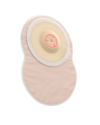 421612 Worek Ileo Esteem Flex Convex 20-43/50 Zamknięty Beż z Okienkiem ConvaTec