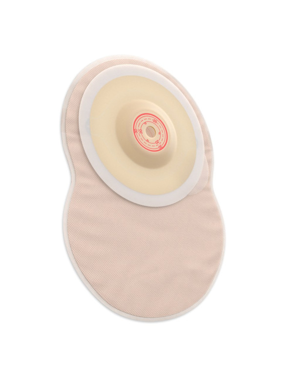 421612 Worek Ileo Esteem Flex Convex 20-43/50 Zamknięty Beż z Okienkiem ConvaTec