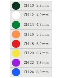 Cewnik Foley Zarys Lateksowy Dwudrożny Z Gumową Zastawką