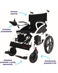 Elektryczny wózek inwalidzki Antar AT52304