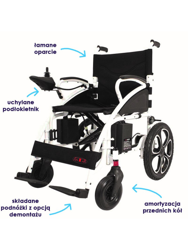 Elektryczny wózek inwalidzki Antar AT52304