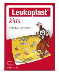 Leukoplast Kids plaster do cięcia dla dzieci w zwierzątka (6 cm x 1 m)