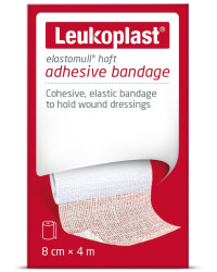 Leukoplast elastomull haft elastyczny bandaż samoprzylepny (8 cm x 4 m) x 1 szt.
