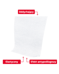 Leukoplast elastomull haft elastyczny bandaż samoprzylepny (8 cm x 4 m) x 1 szt.