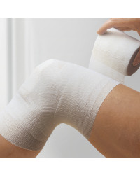 Leukoplast elastomull haft elastyczny bandaż samoprzylepny (8 cm x 4 m) x 1 szt.