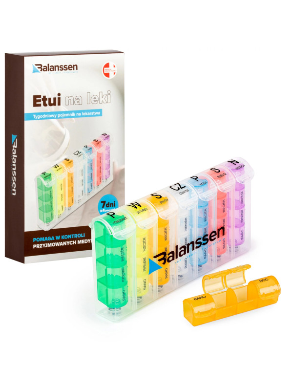 Pojemnik na leki 7 dni 4 pory dnia Balanssen