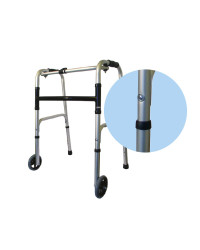 AR-003 Balkonik aluminiowy składany, dwukołowy ARmedical
