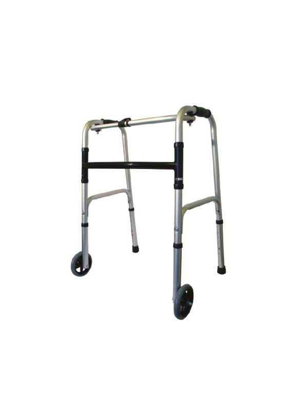 AR-003 Balkonik aluminiowy składany, dwukołowy ARmedical