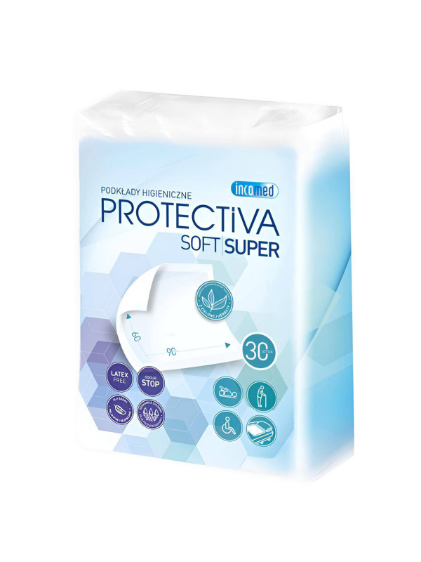 Podkłady higieniczne chłonne maty Protectiva Soft Super 90x60 cm