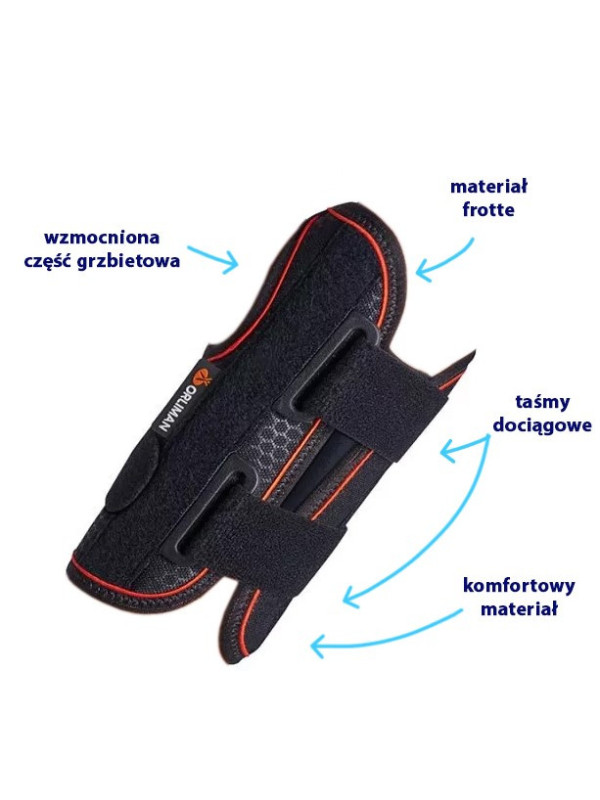 Orteza nadgarstka półsztywna z szyną dłoniową MF-D52 (prawa) Orliman