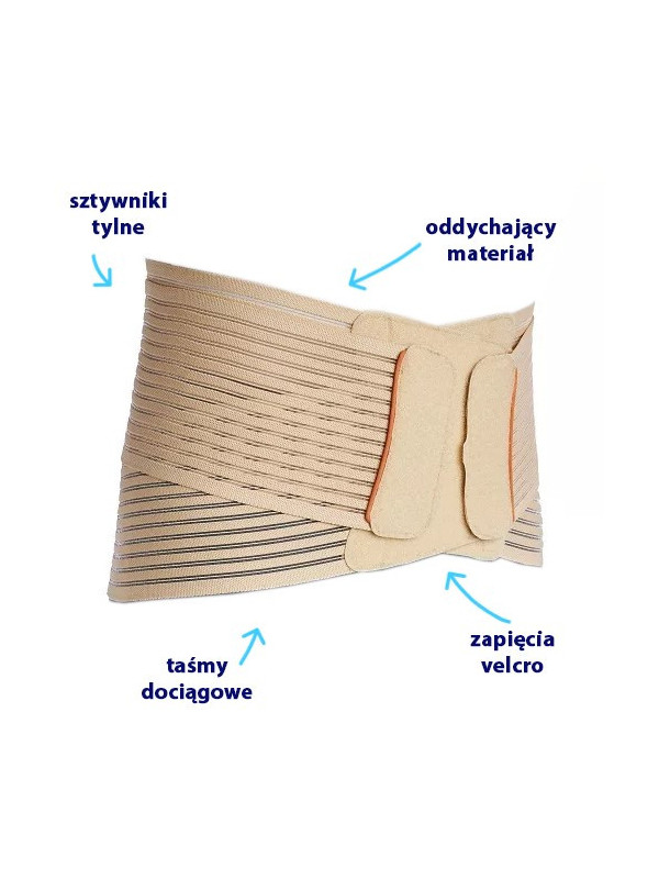 Pas na ból kręgosłupa orteza lędźwiowo krzyżowa Orliman lb3000