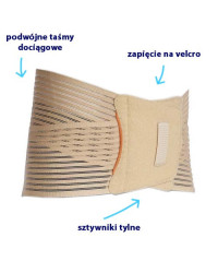 Pas na ból pleców orteza lędźwiowo krzyżowa Orliman lb2800