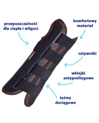 Orteza nadgarstka z szyną dłoniową MF-D90 (prawa) Orliman