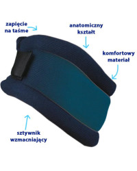 Półsztywny kołnierz z miękkim wyłożeniem piankowym CC2209 Orliman