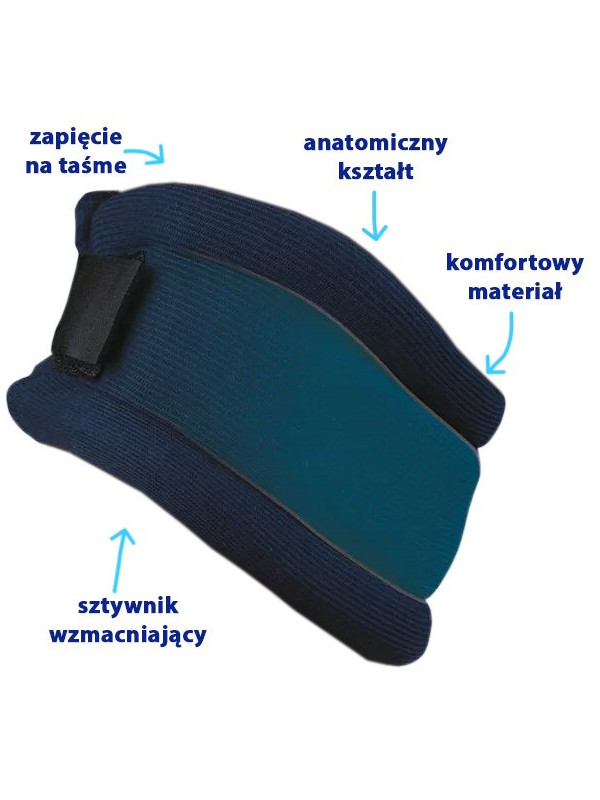 Półsztywny kołnierz z miękkim wyłożeniem piankowym CC2209 Orliman