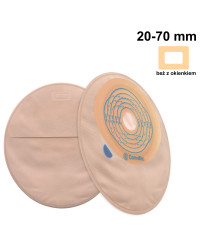 421816 Worek 1-częściowy Stomijny ConvaTec Esteem + Zamknięty Mały z Filtrem 20-70 mm Beżowy Z Okienkiem