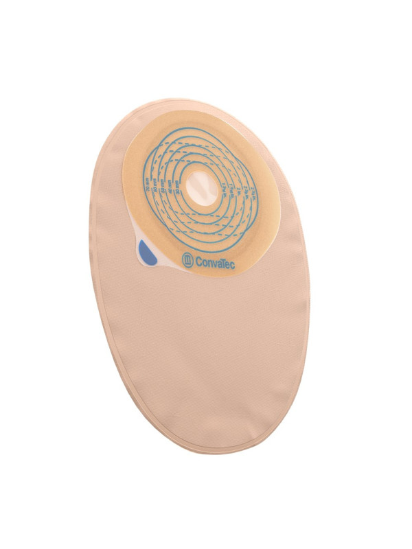 416701 Worek Stomijny 1-częściowy  ConvaTec Esteem + Zamknięty 20-70 mm Średni kolo z filtrem  Beżowy Z Okienkiem