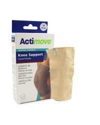 Opaska na kolano z zabudowaną rzepką ACTIMOVE Knee Support Beż
