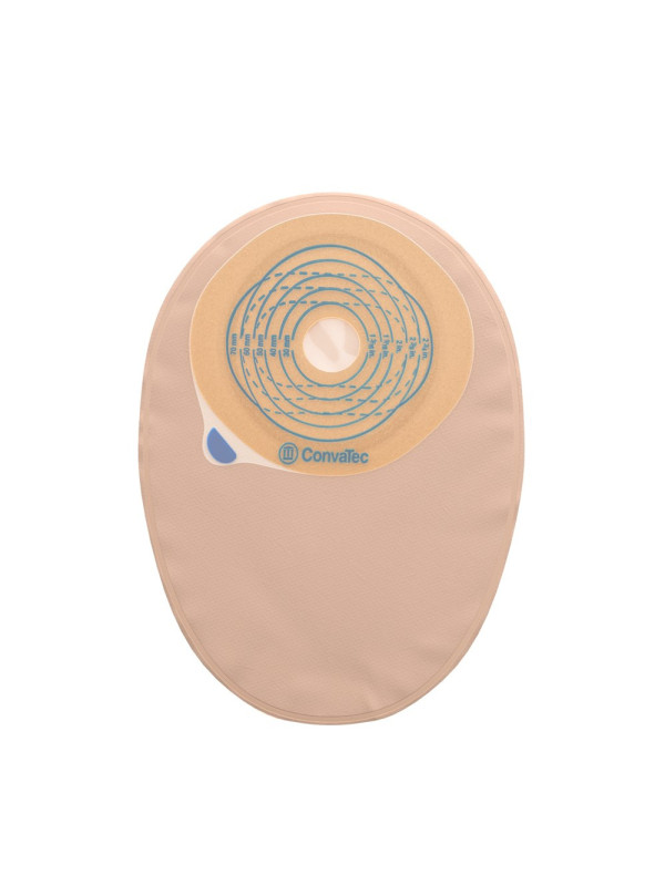 416701 Worek Stomijny 1-częściowy  ConvaTec Esteem + Zamknięty 20-70 mm Średni kolo z filtrem  Beżowy Z Okienkiem