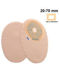 416701 Worek Stomijny 1-częściowy  ConvaTec Esteem + Zamknięty 20-70 mm Średni kolo z filtrem  Beżowy Z Okienkiem