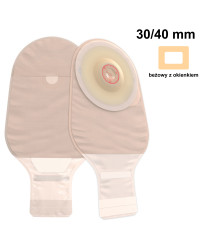421621 Worek Ileostomijny Esteem + Flex Convex V2  Beżowy z okienkiem 30/40 ConvaTec