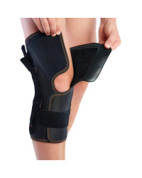 Orteza kolana otwarta z szyną i regulacją kąta zgięcia 7104-A Orliman