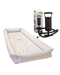 Wanna dmuchana do mycia osób niepełnosprawnych z pompką ZESTAW Rosshe